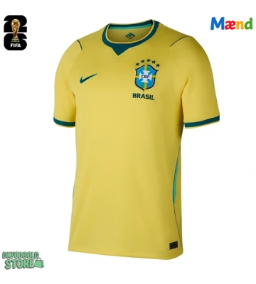 Brasilien Replika Hjemmebanetrøje VM 2026 Kortærmet